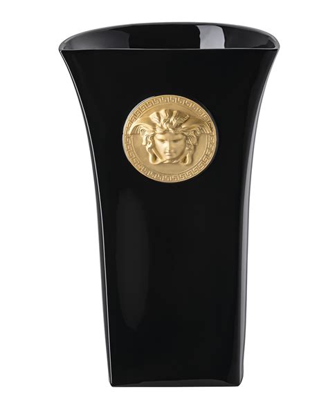 versace vase black|Versace vase for sale.